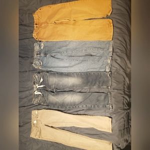 Kids jeans all four one price.